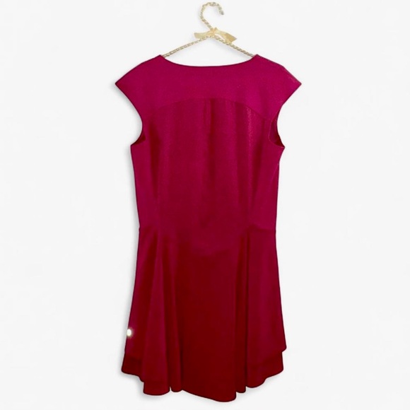 Lululemon Everlux Mesh Back Tennis Dress - Magenta Fit-and-Flare Size 10 - Picture 8 of 8